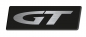 Preview: Opel GT logo 60 mm, 1 piece, brushed