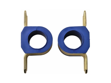 Preview: 2 Stabilisatorbuchsen Front mit Halter blau, Universal Ausführung