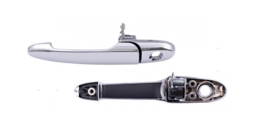 Door handle set drivers & passengers side, chrome