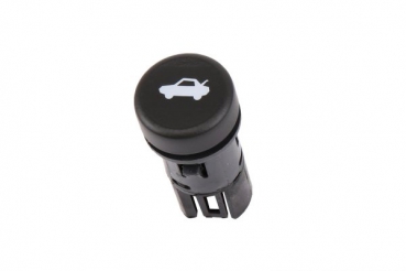 Button for trunk lid in glove compartment