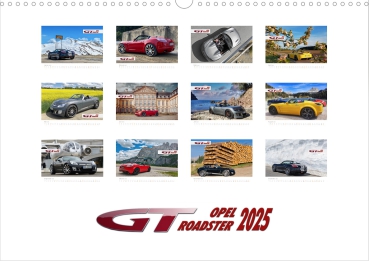 Facebook Opel GT Roadster Deutsch Kalender 2025