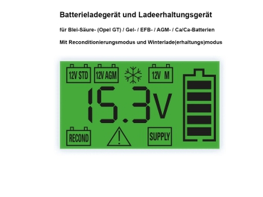 Batterielade- und Ladeerhaltungsgerät zur Überwinterung, 4A