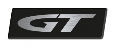 Opel GT logo 60 mm, 1 piece, brushed
