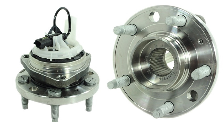 Rear Left + Right Wheel Hub Bearing Set With ABS Sensor For Opel Astra H Zafira B