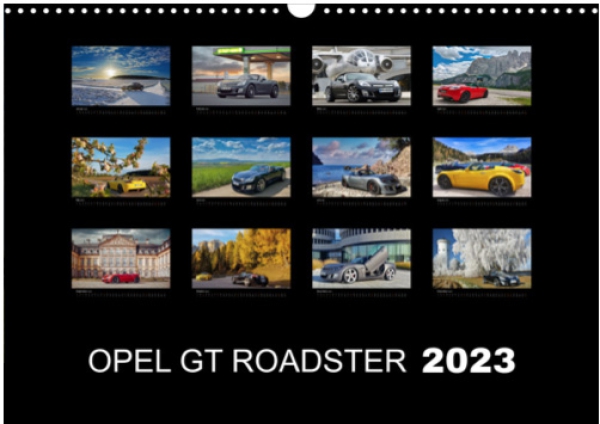 Official Opel GT Roadster Calender 2023