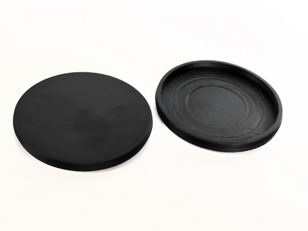 3D Set Hupenlogo gelb mit Grundplatte