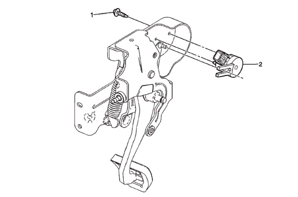 Kupplungspedalsensor, Original Ersatzteil ab 2008