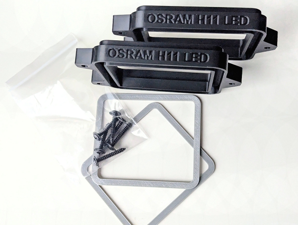 Distanzsatz für OSRAM H11 ECE LED Umbau Abblendlicht